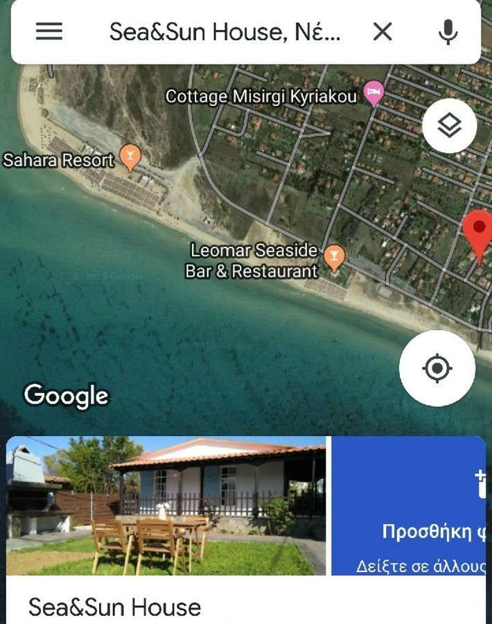 Vila Sea & Sun House Nea Kallikrateia Exteriér fotografie